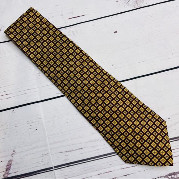 Tommy Hilfiger 100% silk made in Italy tie vintage - Picture 3 of 8